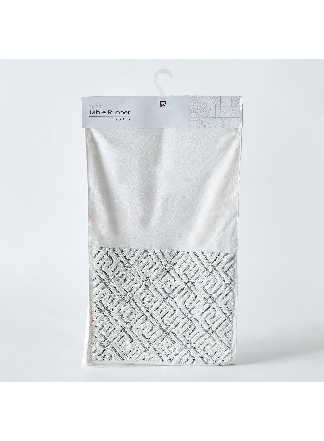 Home Box Glitz Beaded Table Runner 33 x 120 cm  - Image 5