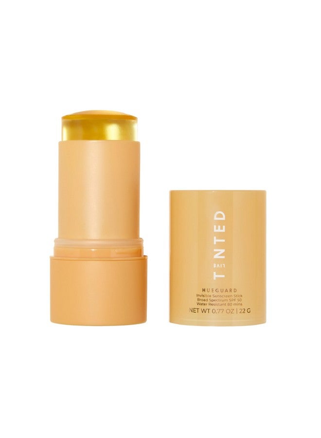 LIVE TINTED Hueguard Invisible Sunscreen Stick Spf 50 Waterproof Sweatproof Sunscreen Stick For Face And Body. Protects Against Sun Damage 0.77Oz / 22G  - Image 1