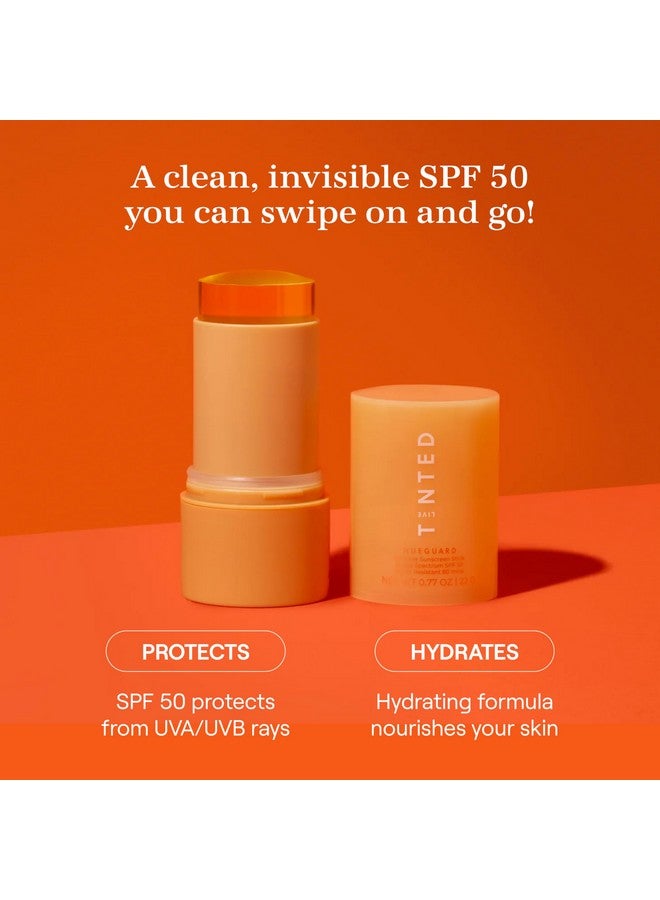 LIVE TINTED Hueguard Invisible Sunscreen Stick Spf 50 Waterproof Sweatproof Sunscreen Stick For Face And Body. Protects Against Sun Damage 0.77Oz / 22G  - Image 2