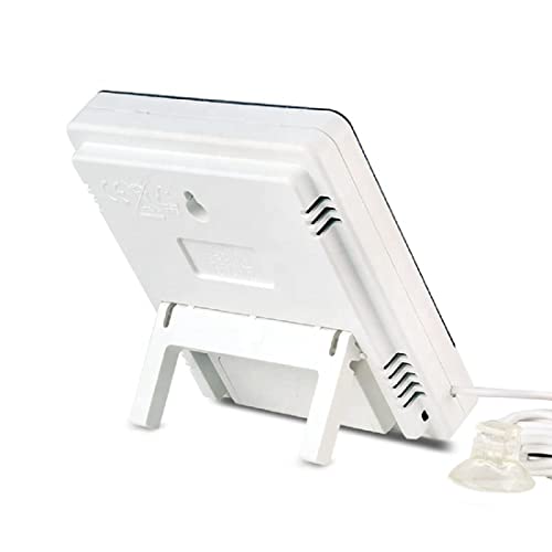 KONVIO HTC-02 Room Temperature with Humidity Meter and Plastic Digital Clock with Alarm,and Sensor Cable Wall Mount or Table Top. - Image 4