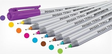 Pensan Triball 1.0 Ballpoint Pen 8 Pack - Image 3