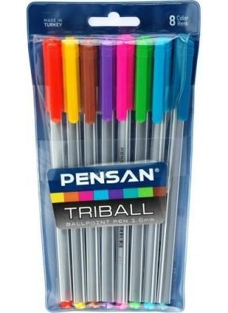 Triball Ballpoint Pen Color 8 Pcs Vacuum - pzsku/Z0CF3292C1FCB399FF86EZ/45/_/1741330940/e31b03f9-722c-42b0-ac85-4f6ae57ef6b7