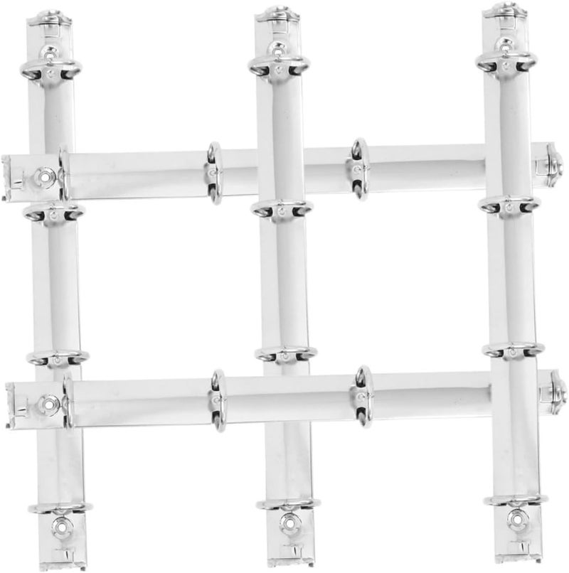 NUOBESTY 5pcs Metal Loose Leaf Binder Mechanism Document Organizer for School and Office Silver Binding Clips for Efficient Management - Image 1