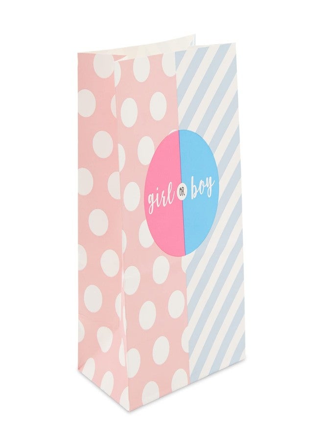 BLUE PANDA 36 Pack Boy or Girl Goodie Bags for Baby Gender Reveal Party Supplies - 5.2 x 8.7 x 3.3 In Goody Bags Gender Reveal - Image 4