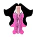 AISIBO 100pcs Extra Long Art Nail Extension Paper Nail Art Tips Guide Sticker French DIY Tool UV GEL Form Guide Stickers (Fish Patten Pink) - Image 2