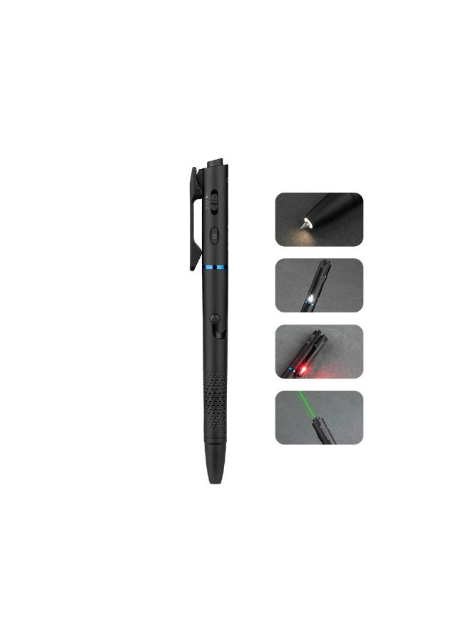 Olight Open 3 Class 3R (Black), Multifunctional LED Penlight, Rechargeable Pen Light, 120 Lumens, Green Laser EDC Light, for Office, Outdoors, Daily Carry - Image 1