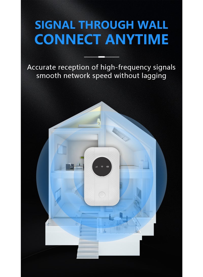 Tanwer 4G LTE Pocket WiFi Router - Portable Hotspot with Color LED & Wireless Sharing - Image 3