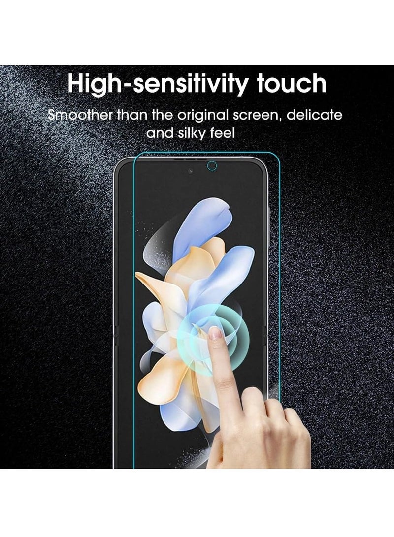 MIGOFAST 3in1 Front Screen Protector Compatible with Galaxy Z Flip 6 2024  Soft TPU Hydrogel Film Touch Sensitive  Full Coverage, Premium Flexible TPU  HD Clarity - Image 5