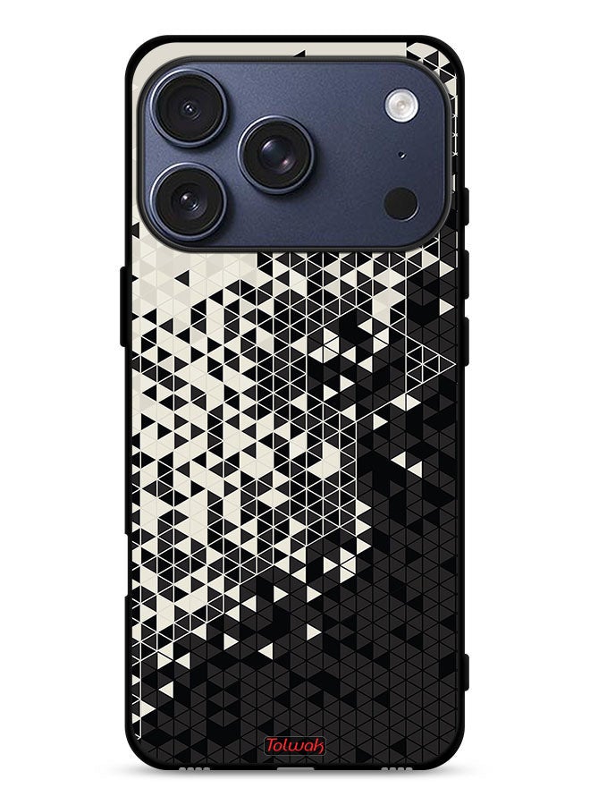 Tolwak Apple iPhone 17 Pro Protective Case Cover Pattern Digital Art Triangle - Image 1