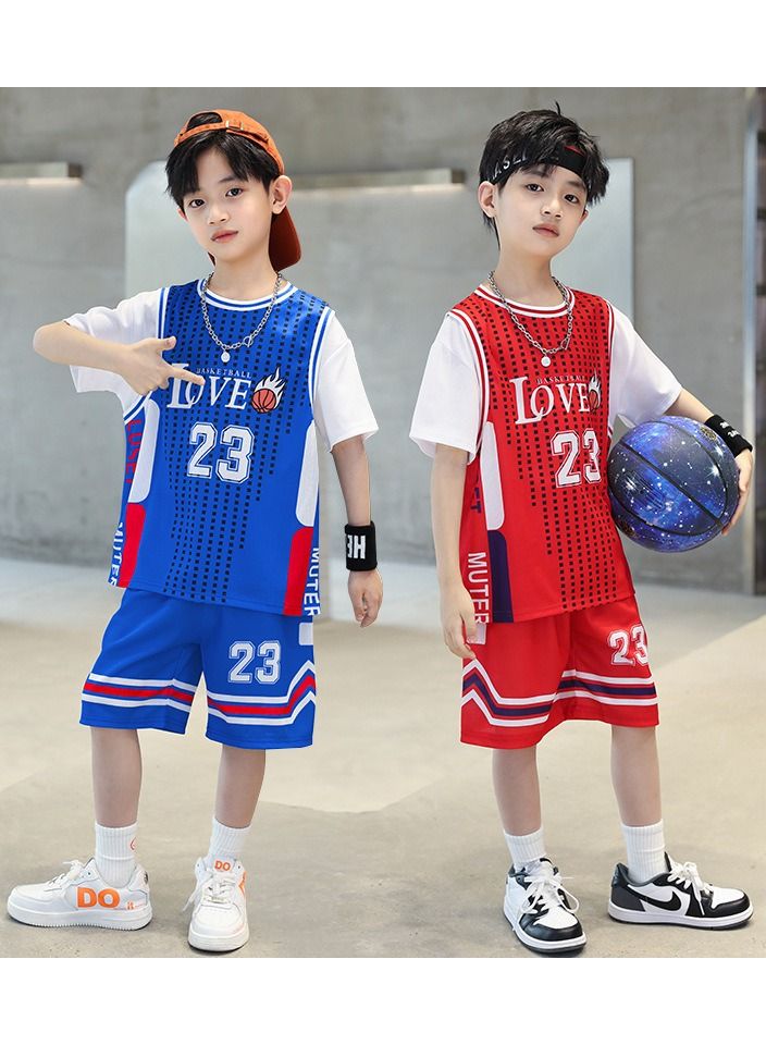 KUYING Neutral Children's Basketball Suit Set  - Image 2