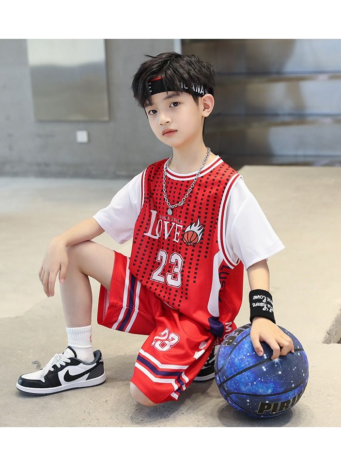 KUYING Neutral Children's Basketball Suit Set  - Image 1