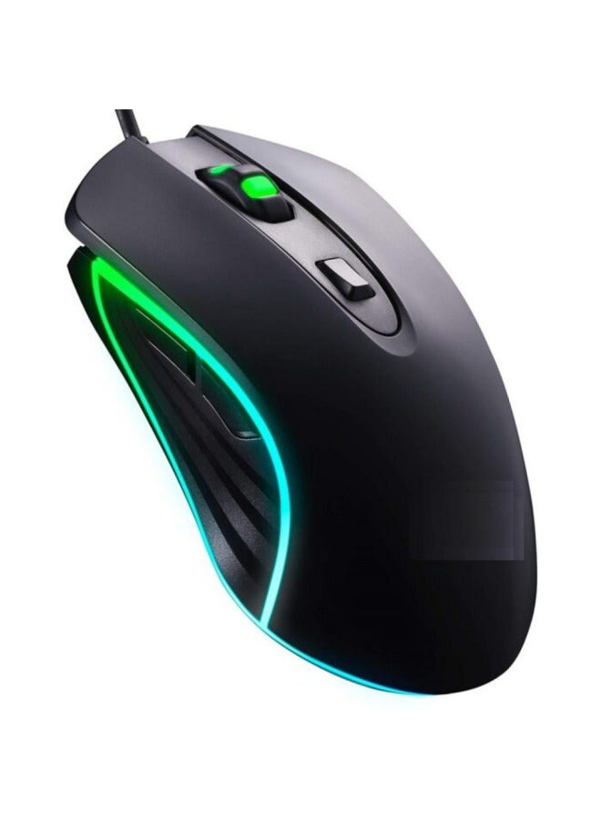 Egeira Gaming Mouse E399-RGB Black - Image 1