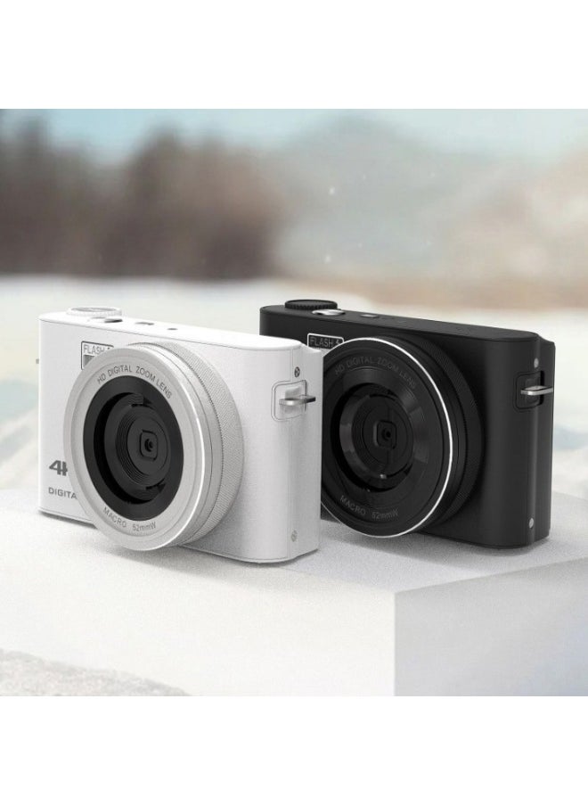 Generic 64 Million Touch Screen 4K Student Party Digital Micro Single Camera MP3 SLR Camera HD Camera Gift-Body Color:Black  - Image 3