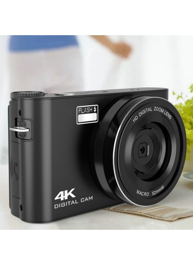 Generic 64 Million Touch Screen 4K Student Party Digital Micro Single Camera MP3 SLR Camera HD Camera Gift-Body Color:Black  - Image 4
