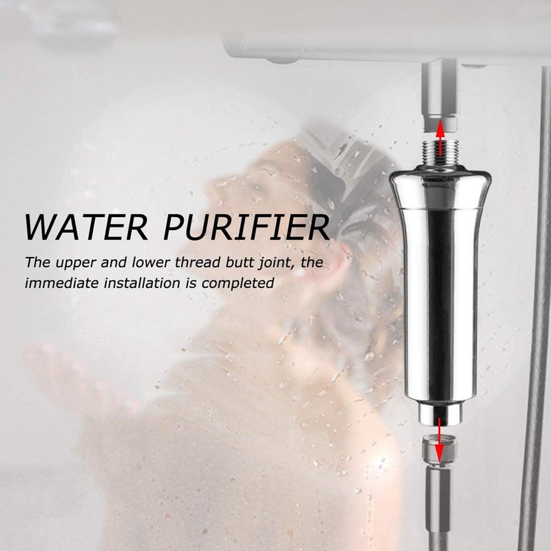 Zureni Zureni ZNNSH09 Water Purifier Chlorine Shower Filter Activated Carbon Faucets Purification Eliminates Chlorine Hard Water Bathroom  - Image 3
