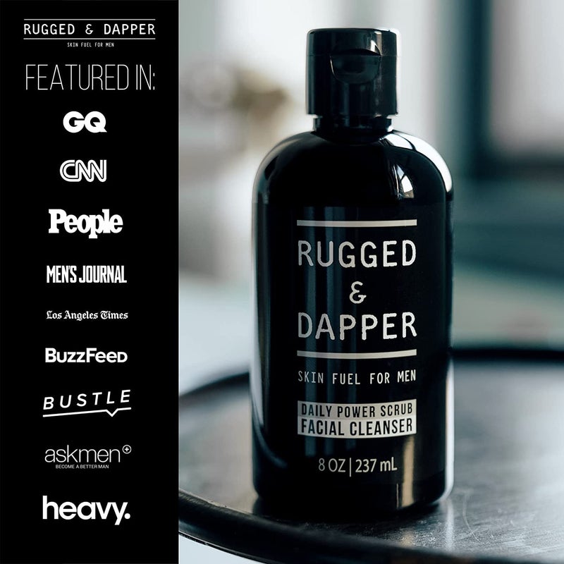 RUGGED & DAPPER Daily Power Scrub Facial Cleanser and Age Defense Face Cream Bundle - Image 3