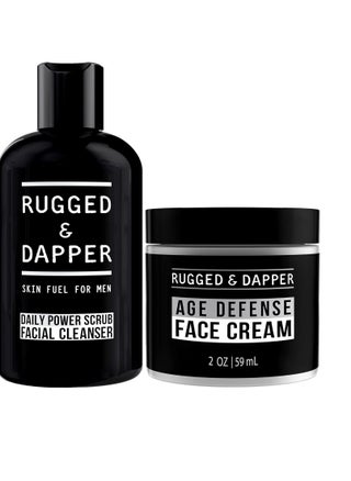 RUGGED & DAPPER Daily Power Scrub Facial Cleanser and Age Defense Face Cream Bundle - pzsku/Z0CF40C5E4B90DC4ECF82Z/45/_/1740916437/762f18e6-81b1-414f-ba85-cd23487437fe