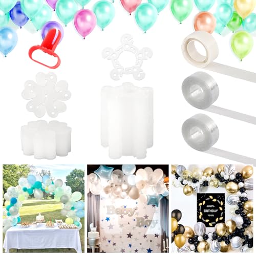 Tinabless Balloon Connectors for Decor Balloons Arch Birthday Wedding Baby Shower Party DecorationsBalloons Decorating Strip Kit for Garland - Image 1