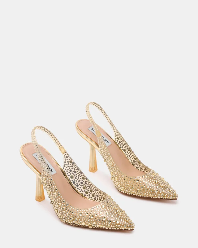 ستيف مادن Jeweler Gold Women's Sandals