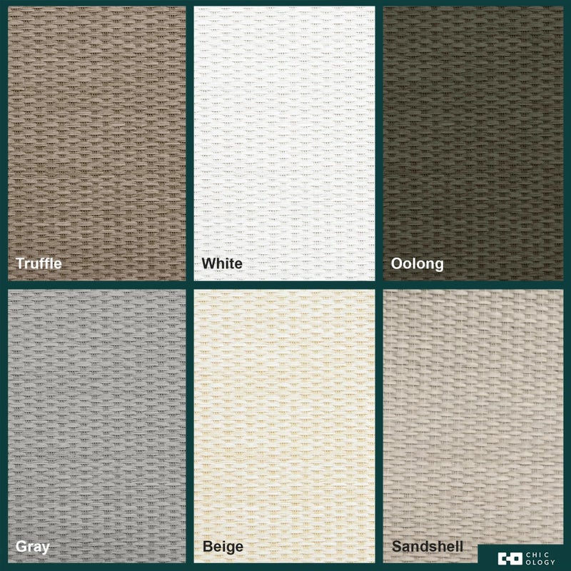 CHICOLOGY Vertical Blinds , Room Divider for Sliding Glass Doors , Temporary Wall , Closet Curtain, Woven Truffle (Natural Woven) W:46-86 x H:Up-to 96 inches - Image 5