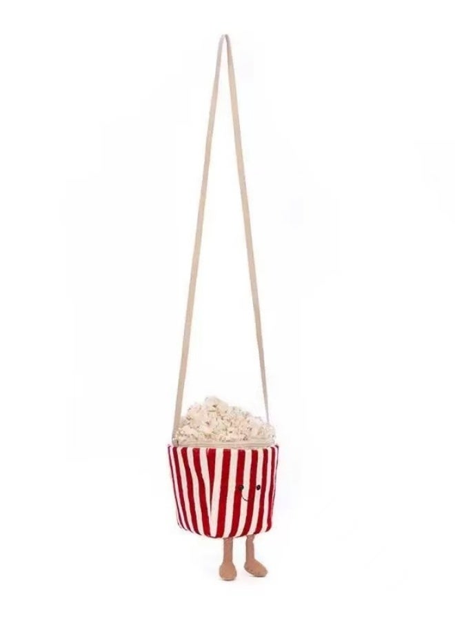 Jellycat Amusables Popcorn Bag Personalized Fashion Crossbody Bag Cute Gift Creative Student Gift - Image 4