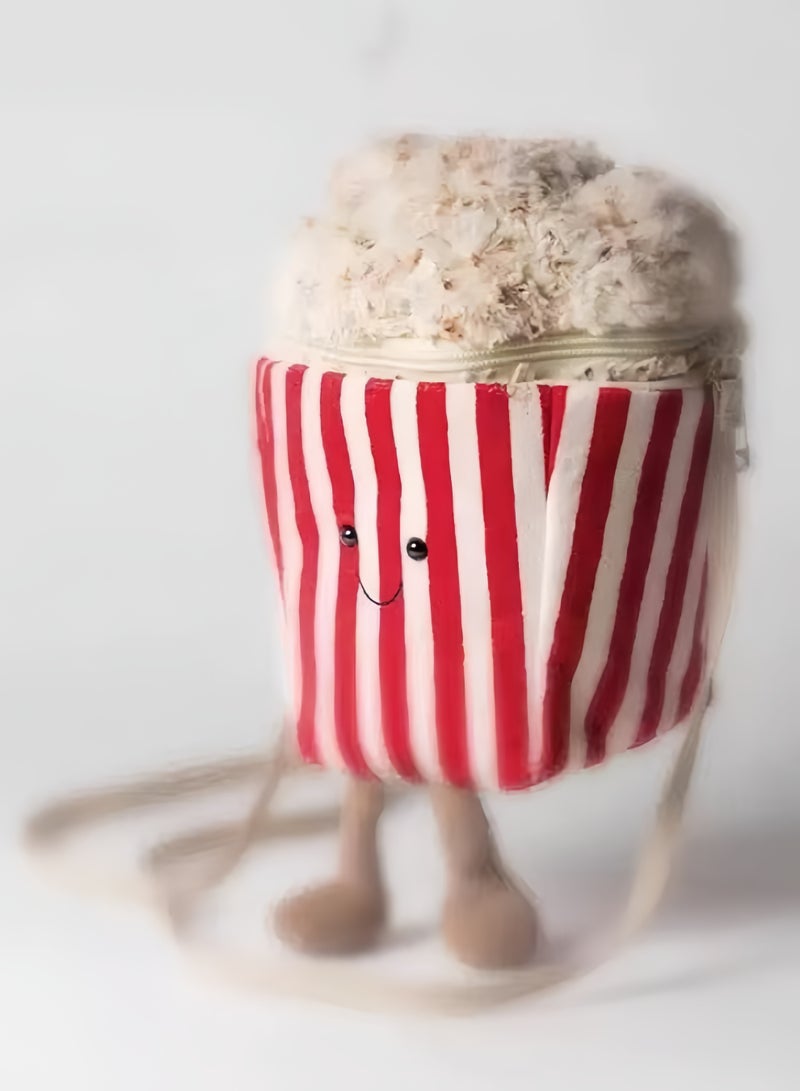 Jellycat Amusables Popcorn Bag Personalized Fashion Crossbody Bag Cute Gift Creative Student Gift - Image 3
