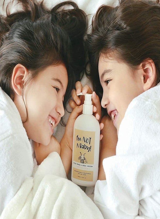 I'm NOT A Baby! I’m NOT A Baby! Kids Face & Body Lotion, Dermatologist Tested, Allergen-free, PETA, Cruelty-free, Gentle for Kids, Goat Milk and Milk Sugar, 10fl oz - Image 3