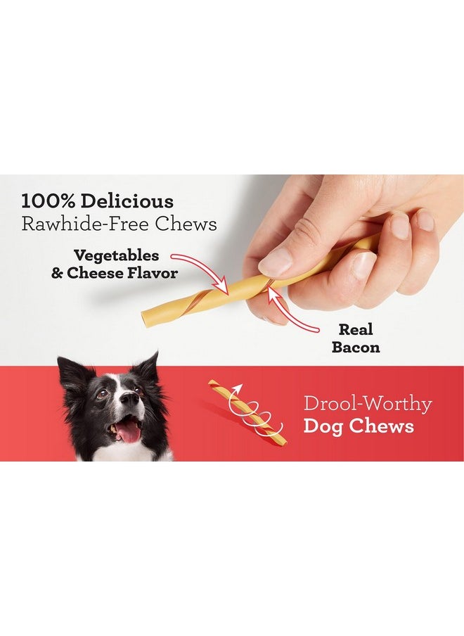 DreamBone Dreambone Twist Sticks with Real Bacon and Cheese Flavor 50 Count, Rawhide-Free Chews for Dogs (3 Pack)  - Image 4