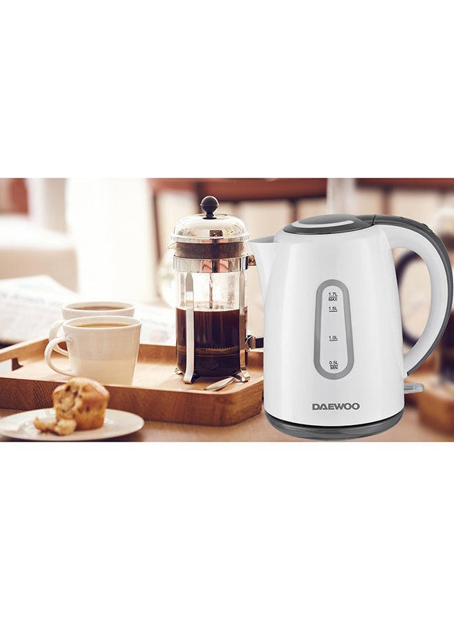 DAEWOO Kettle- 2 Year Warranty 1.7 L 2200 W DEK 8806 White - Image 5