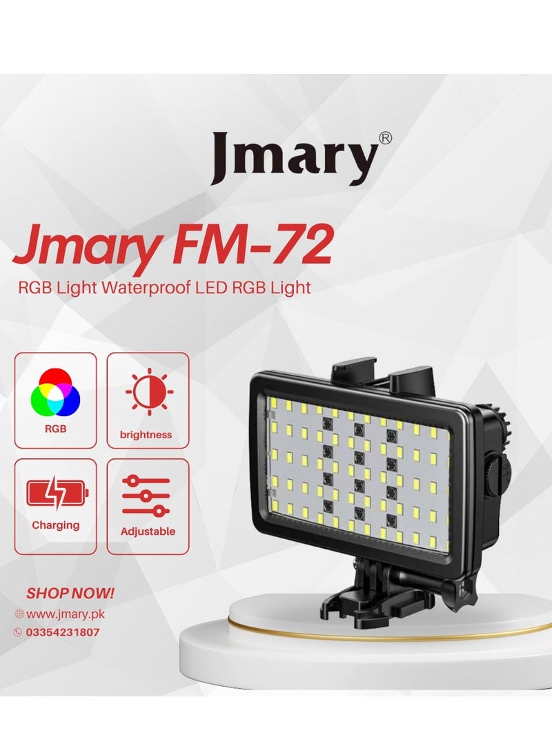 Jmary FM-72 RGB Light Waterproof LED RGB Light - Image 2