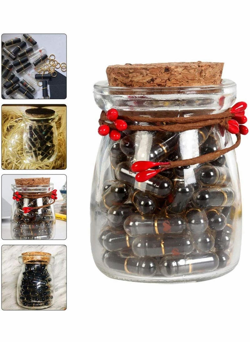 2 Sets Note Creative Mini Gift Message Capsule Letters for Party Home Office for Message Bottle Wishing Bottles Sles Wedding Party Favor - Image 4