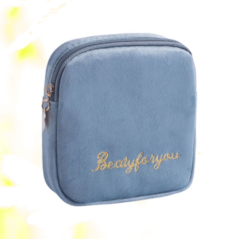 2 pcs Portable Towel Storage Bag Storage Pouch Zippered Type Wallet Large Capacity Purse for Outdoor Travel Office（ - ） - Image 4