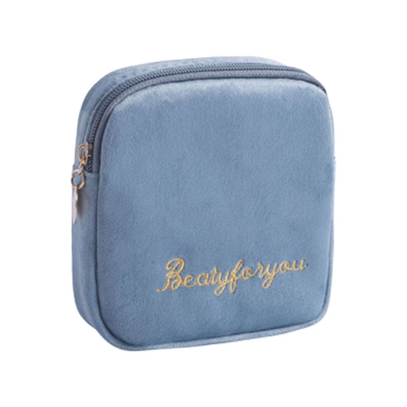 2 pcs Portable Towel Storage Bag Storage Pouch Zippered Type Wallet Large Capacity Purse for Outdoor Travel Office（ - ） - Image 2