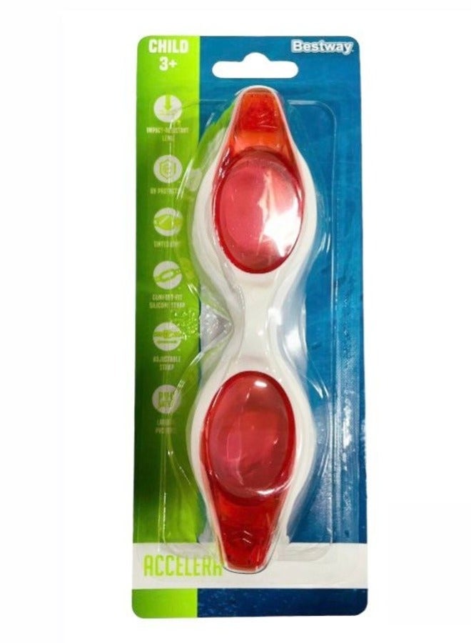 Bestway 1 Piece Hydro Swim Lil Wave Junior Goggles - Assorted - Image 2