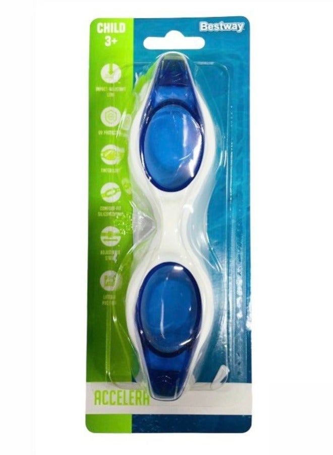 Bestway 1 Piece Hydro Swim Lil Wave Junior Goggles - Assorted - Image 3