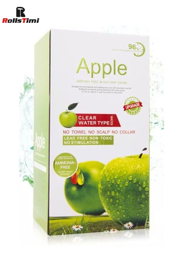 RollsTimi  Apple Ammonia Free Black Hair Cream 2*500ml  - Image 2