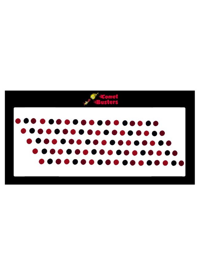Comet Busters Beautiful Handcrafted Velvet Round Bindis (5mm) (BIN1777) - Image 3