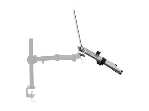 Monoprice Laptop Holder Attachment for Desk Mounts - Ideal for Work, Home, Office Laptops, Black - Workstream Collection - Image 2