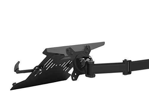 Monoprice Laptop Holder Attachment for Desk Mounts - Ideal for Work, Home, Office Laptops, Black - Workstream Collection - Image 5