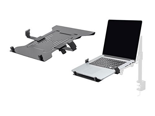 Monoprice Laptop Holder Attachment for Desk Mounts - Ideal for Work, Home, Office Laptops, Black - Workstream Collection - Image 3