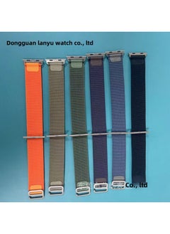 Generic For Apple IwatchS10/S9/S8/S7/Ultra Genuine Goods Titanium Alloy Connector Alpine Loop Strap-Color:Titanium Alloy Connectors Are Available In Black And Titanium Colors  - Image 4