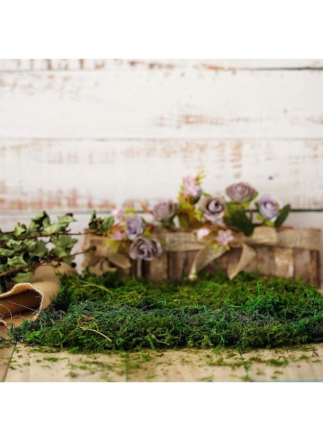 الضفدع الحقيقي 2 * 150 جرام من الطحالب الصناعية الخضراء المصنوعة يدويًا، طحالب الخث الاصطناعية المزروعة في أصيص، طحالب الأوركيد المزروعة في أصيص، طحالب الخث الاصطناعية المختلطة، عمود مصباح، زهور، ديكور زفاف - Image 2