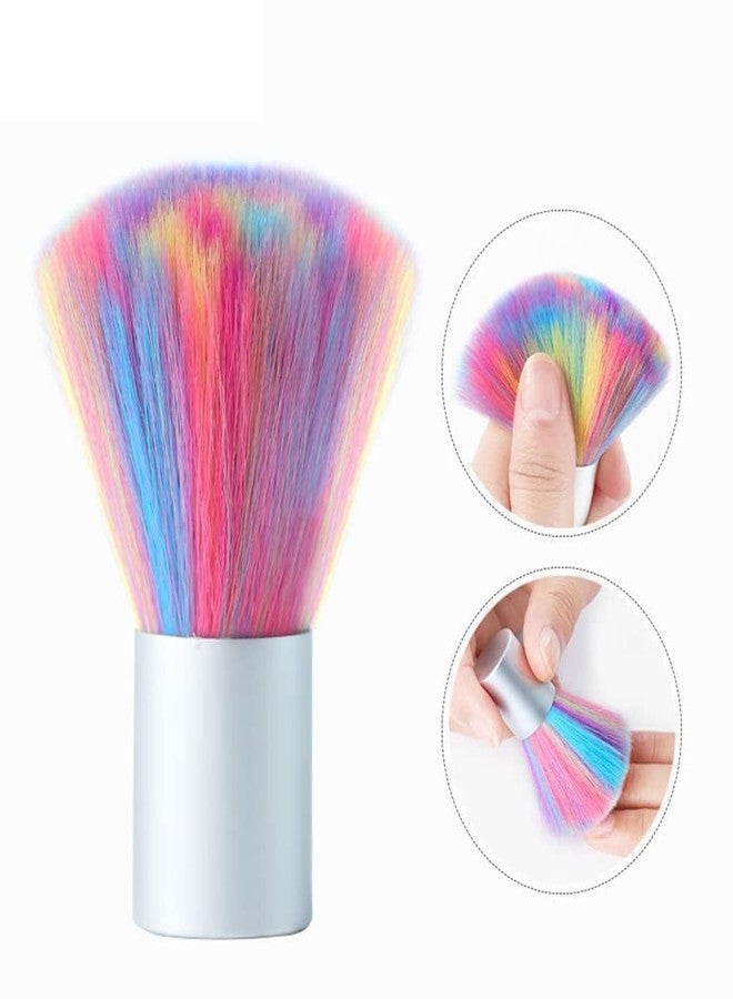 Ruby Face Rubyface Colorful Soft Nail Art Brush Dust Powder Remover Cleaner | Mini Nail Art Dust Makeup Brush, Soft Kabuki Cleaner for Makeup - Image 2