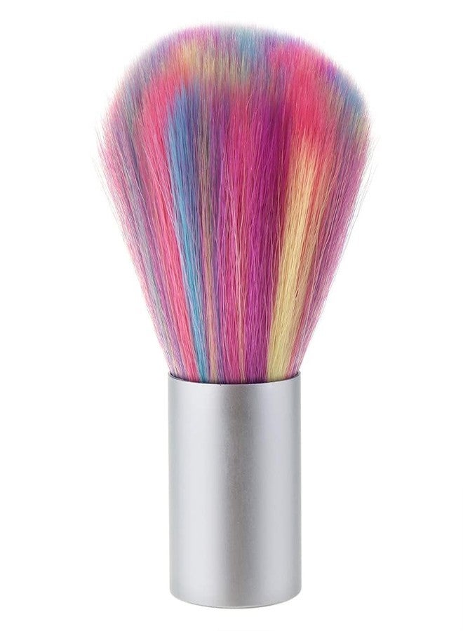 Ruby Face Rubyface Colorful Soft Nail Art Brush Dust Powder Remover Cleaner | Mini Nail Art Dust Makeup Brush, Soft Kabuki Cleaner for Makeup - Image 1