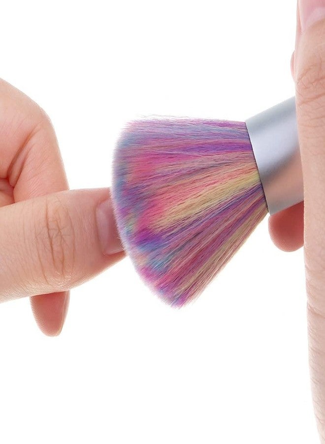 Ruby Face Rubyface Colorful Soft Nail Art Brush Dust Powder Remover Cleaner | Mini Nail Art Dust Makeup Brush, Soft Kabuki Cleaner for Makeup - Image 3