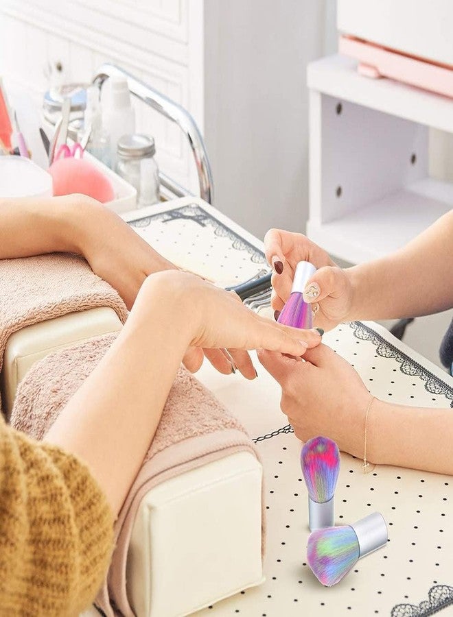 Ruby Face Rubyface Colorful Soft Nail Art Brush Dust Powder Remover Cleaner | Mini Nail Art Dust Makeup Brush, Soft Kabuki Cleaner for Makeup - Image 4