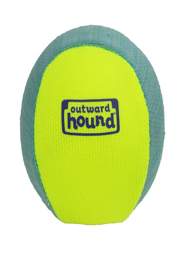 Outward Hound FlyFetch Squeak Ball Dog Toy, Extra‑Loud Squeaker, Durable Foam Core, Floats in Water, All Breeds, 4" - Image 1