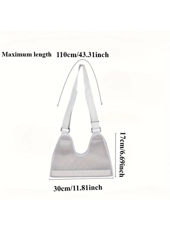 Grey Boom Strap Shoulder Dislocation Arm Fracture Support Post Surgery Recovery Sling - Image 3