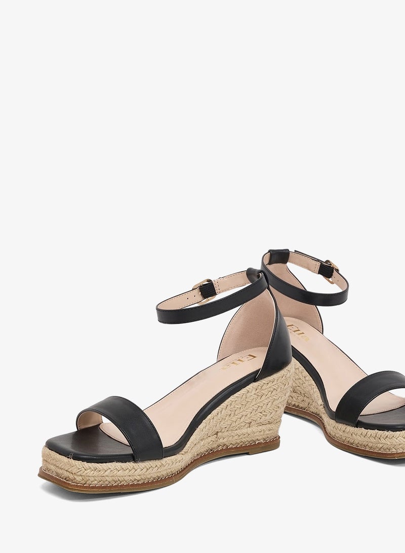 ELLA Double Strap Mid Wedge Sandal - Image 4