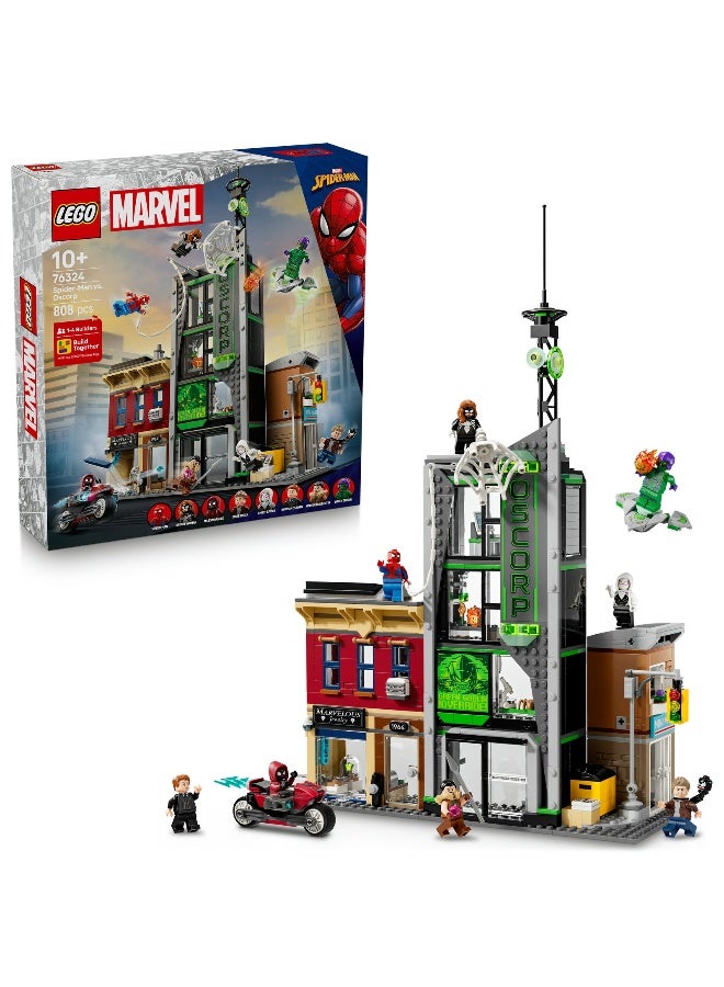 LEGO Marvel Spider-Man Vs. Oscorp 76324 Toy Building Set - Image 1